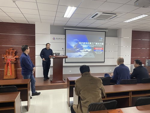 杭州百子尖科技股份有限公司来我院就现代教学仿真工厂项目进行深度交流